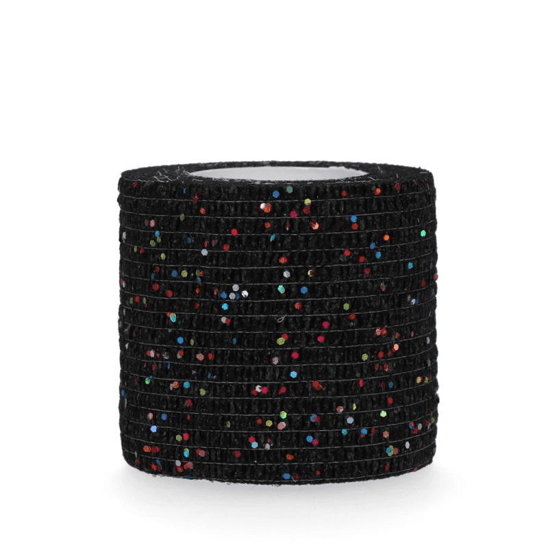 Excellent Bande pailletée 5 cm Noir