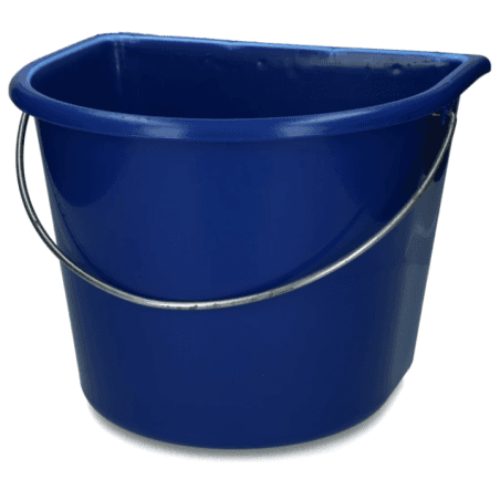 Vplast Seau avec côté plat 15 L Bleu