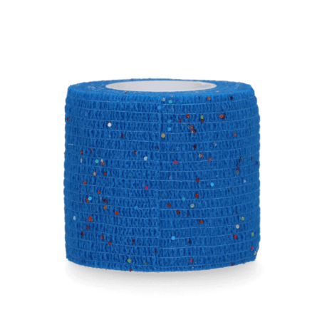 Excellent Bande pailletée 5 cm Bleu