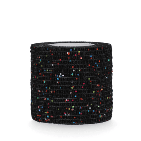 Excellent Bande pailletée 5 cm Noir