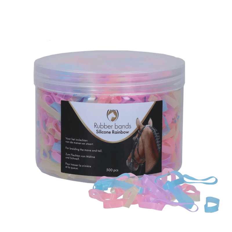Excellent Élastiques de tressage Silicone Multicolore