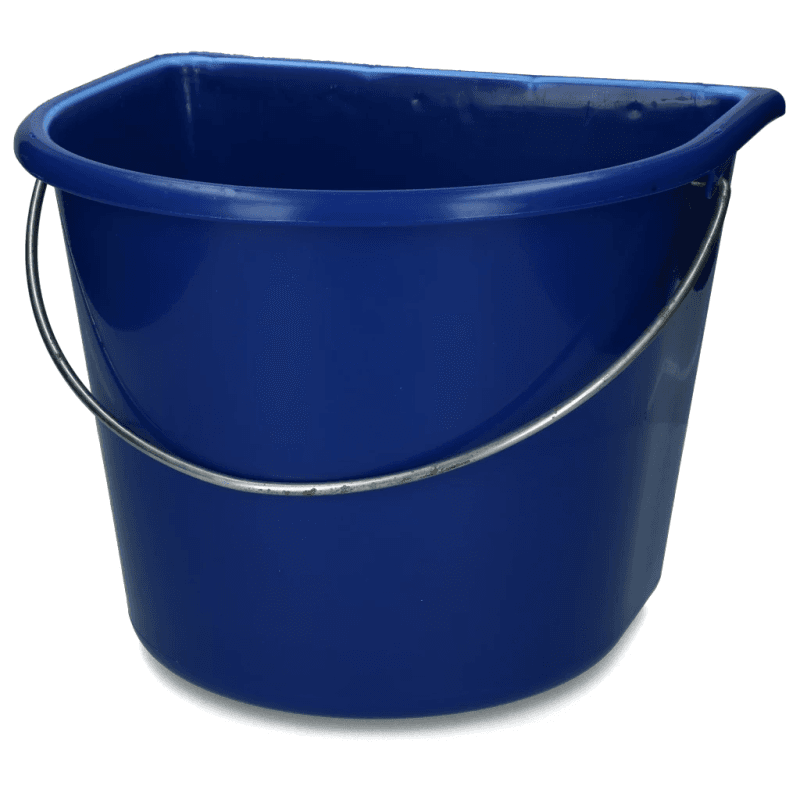 Vplast Seau avec côté plat 15 L Bleu