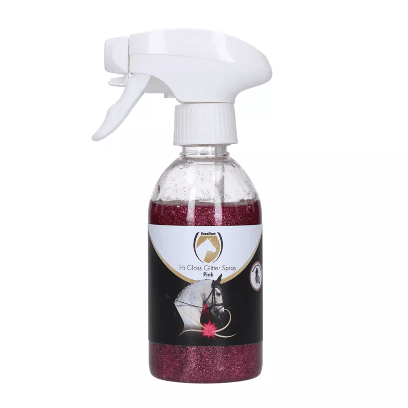 Excellent Spray brillance pailleté Rose 250 ml