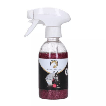 Excellent Spray brillance pailleté Rose 250 ml