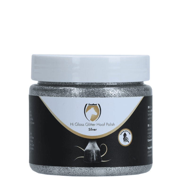 Excellent Vernis pailleté sabots Argent 150 ml